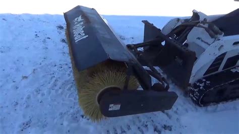 angle broom for skid steer denver|bobcat 52 inch angle broom.